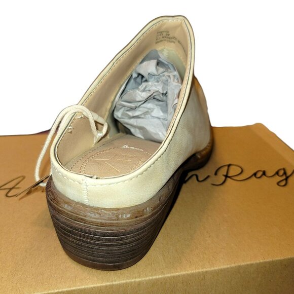 American Rag Slide Shoe Clog Segovia Milk Mottled Tan Heeled Woman's 9 JJ3343 - Picture 6 of 9